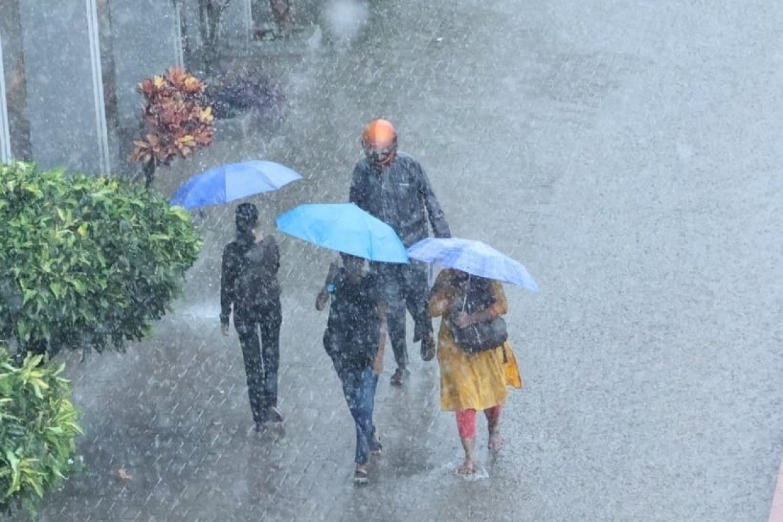 ප්‍රදේශ රැසකට තද වැසි සහ දැඩි සුළං 
