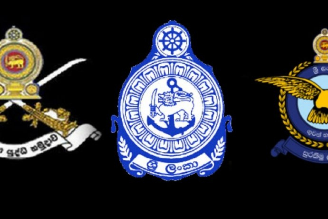 ත්රිවිධ හමුදාවෙන් පළාගිය 3000කට ආසන්න පිරිසක් අත්අඩංගුවට