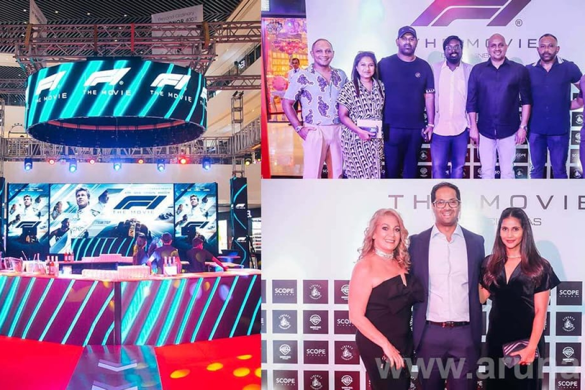 ත්‍රාසජනක F1 චිත්‍රපටය Scope Cinemas වෙත