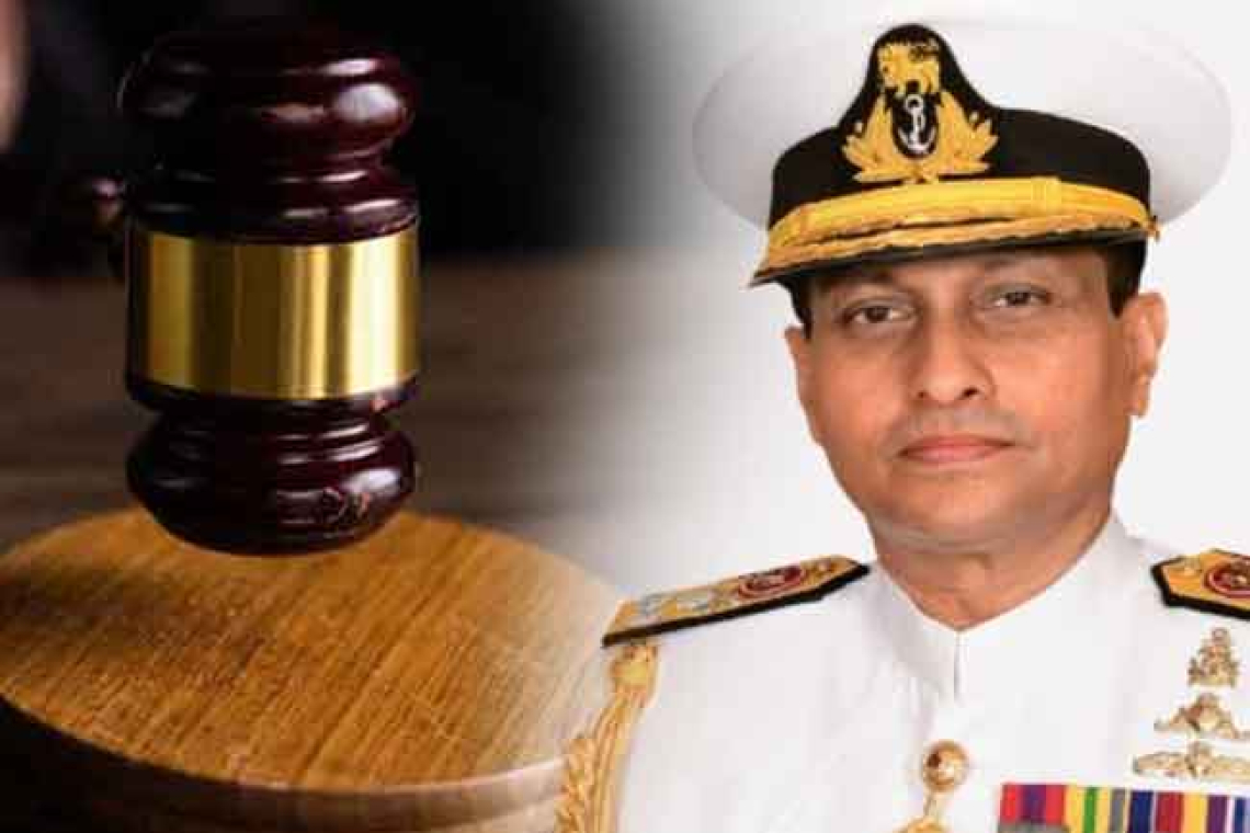 අත්අඩංගුවට ගත් හිටපු නාවික හමුදාපති නිශාන්ත උළුගෙතැන්න රිමාන්ඩ්