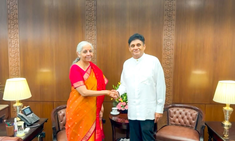 විපක්ෂ නායක සජිත් ප්‍රේමදාස නවදිල්ලියේ දී ඉන්දීය මුදල් අමාත්‍ය නිර්මලා සීතාරාමන් හමුවෙයි