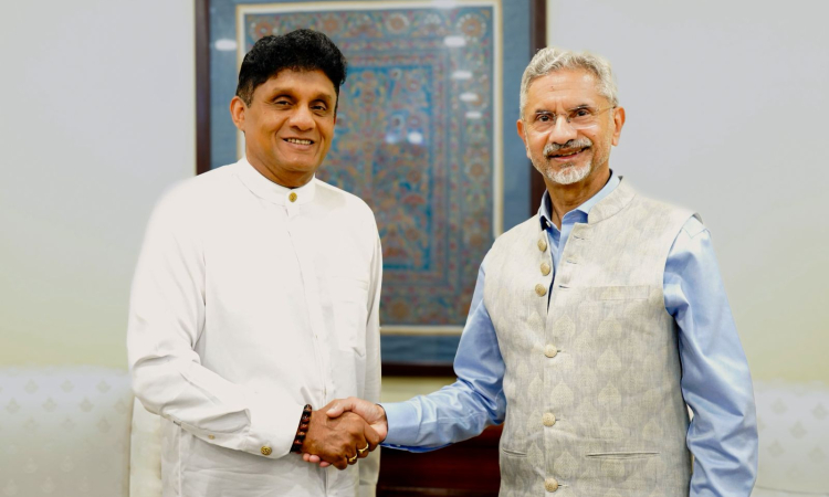 විපක්ෂ නායක සජිත් ප්‍රේමදාස මහතා ඉන්දියාවේ විදේශ කටයුතු අමාත්‍ය ආචාර්ය එස්. ජයශංකර් හමුවෙයි