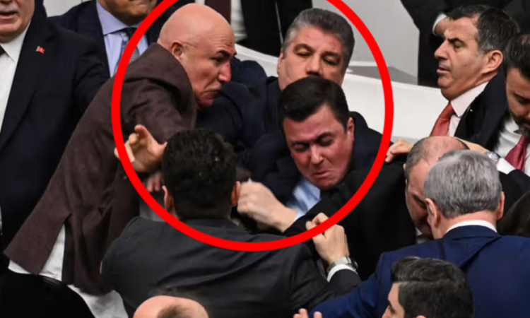 තුර්කියේ පාර්ලිමේන්තුව තුල ගුටිකෙළි 