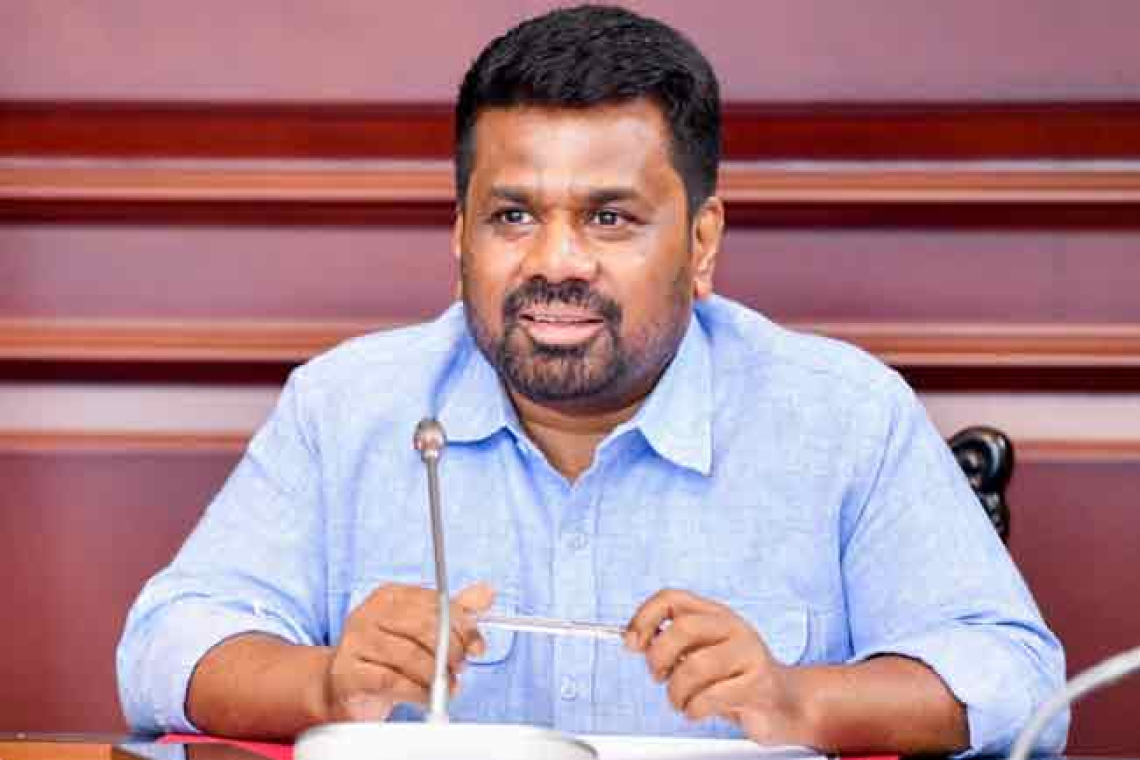 වත්මන් තත්ත්වය ගැන ජනපති  අනුර විශේෂ සාකච්ඡාවක