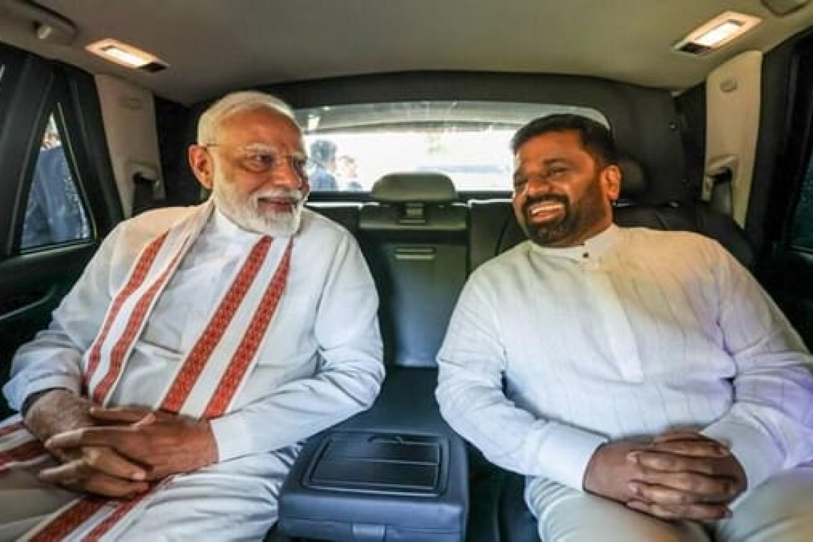 ජනපති අනුර සහ ඉන්දිය අගමැති මෝදි දුරකතන සංවාදයක