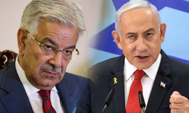 පාකිස්තාන ආරක්ෂක ඇමතිගේ ප්රකාශයකින් ඊශ්රායලය කුපිත වෙයි