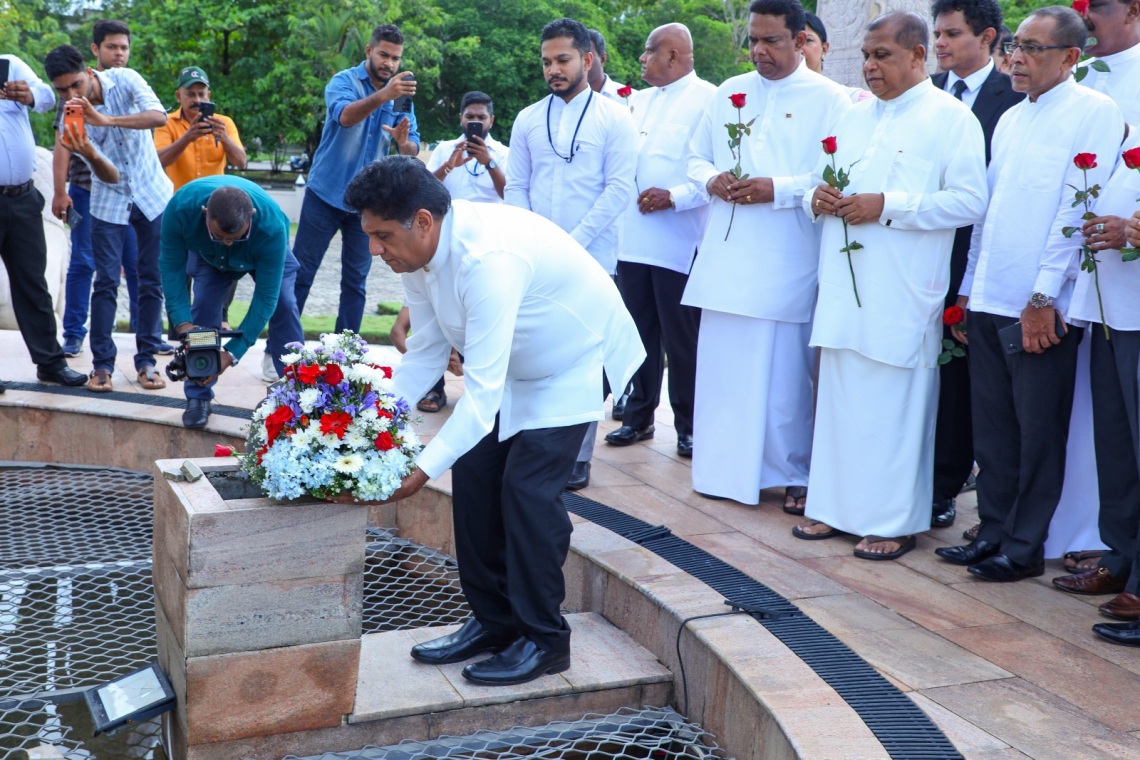 නැවත කුරිරු යුද්ධයක ඇති නොවන සමාජ පරිසරයක් අප ගොඩනැගිය යුතුයි - විපක්ෂ නායක සජිත් ප්‍රේමදාස 